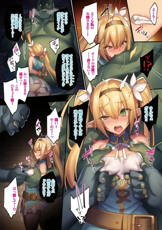 【異世界ファンタジーエロ漫画】敗北エルフ～オークの強制アクメ調教～【エロ同人 無料】_(18)